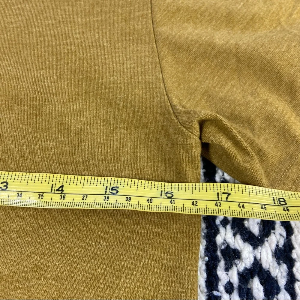 Banana Republic XS Premium Wash Men's Mustard Yellow Short Sleeve Tee T-Shirt